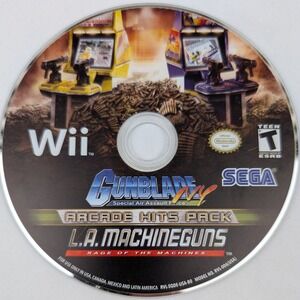 Sega Gunblade NY & L.A Machineguns Arcade Hits Pack Nintendo Wii RVL-SODE-USA-B0